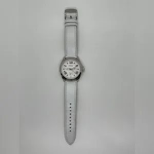 Fossil Cecile AM4484 White Leather Watch Fossil AM4484 Cecile White Leather Women main image 2